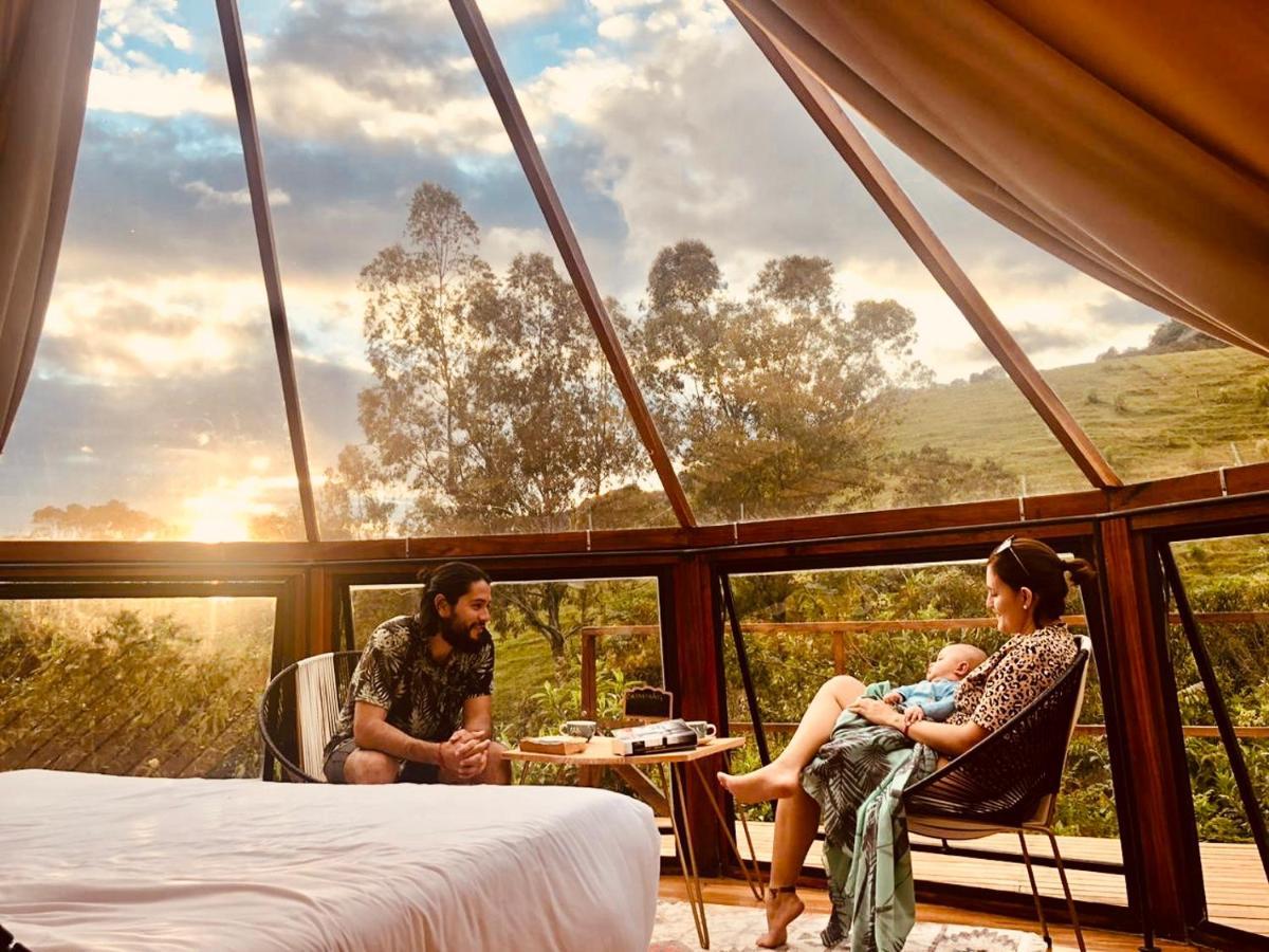 살렌토 Glamping Lumbre 빌라 외부 사진