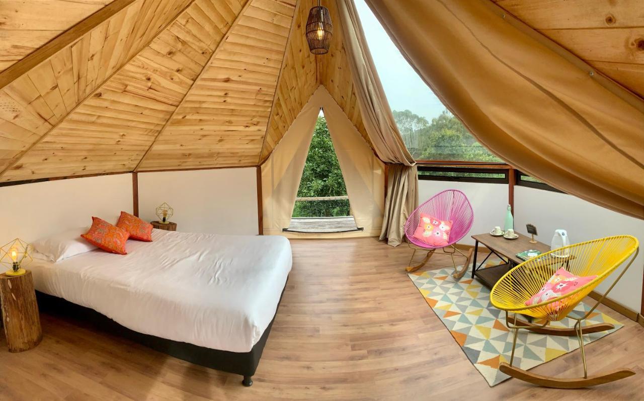 살렌토 Glamping Lumbre 빌라 외부 사진