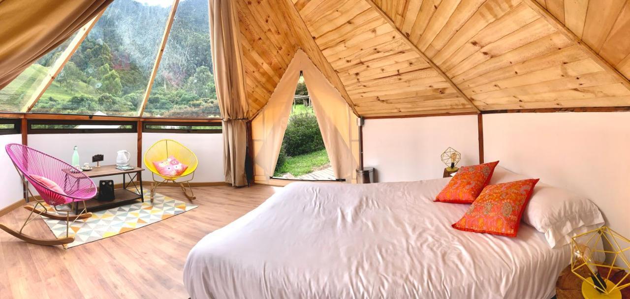 살렌토 Glamping Lumbre 빌라 외부 사진