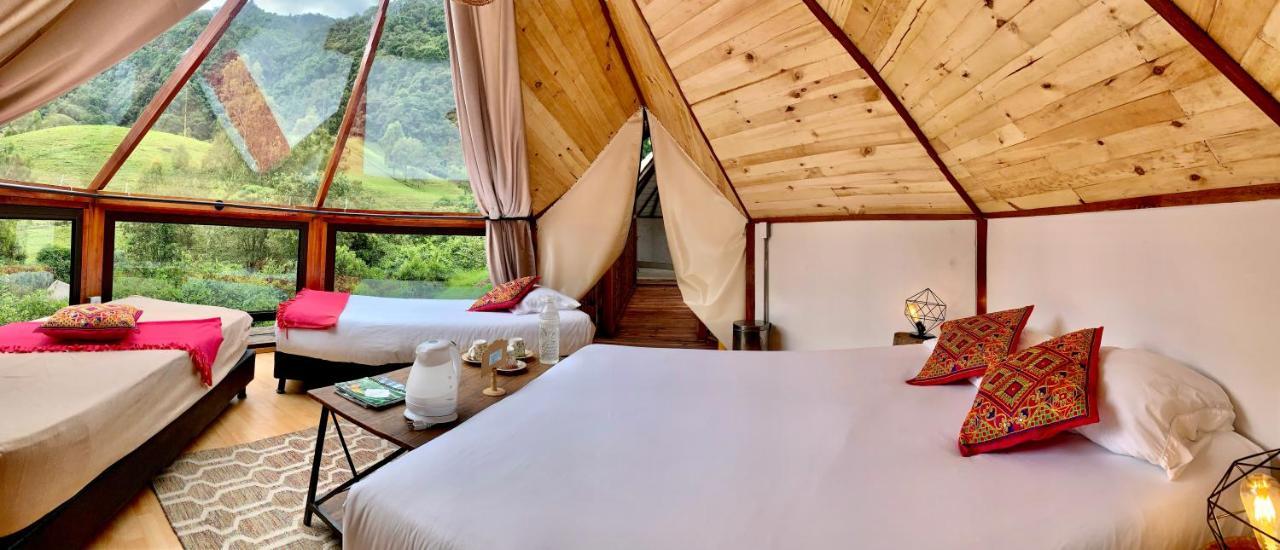 살렌토 Glamping Lumbre 빌라 외부 사진