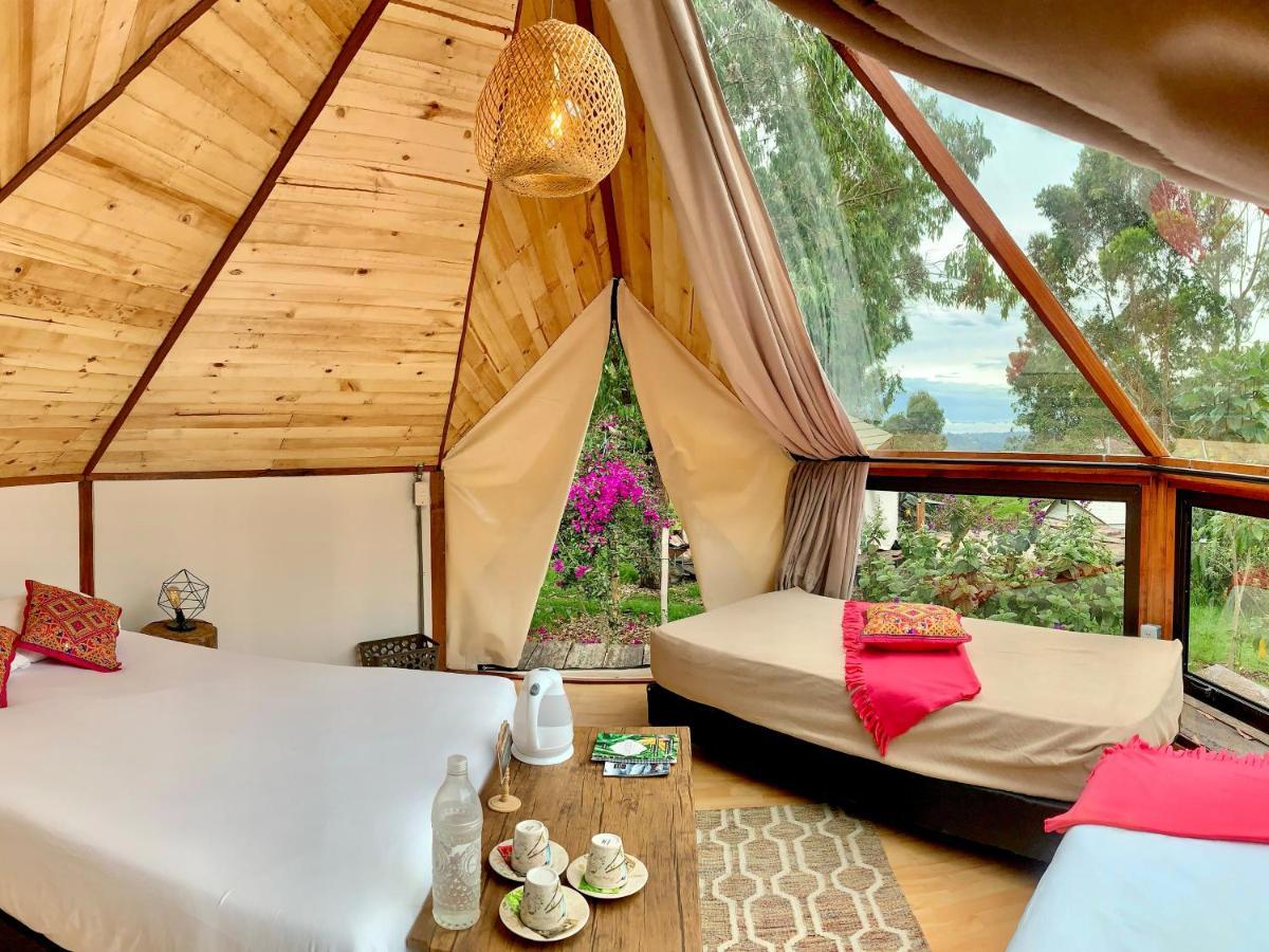 살렌토 Glamping Lumbre 빌라 외부 사진