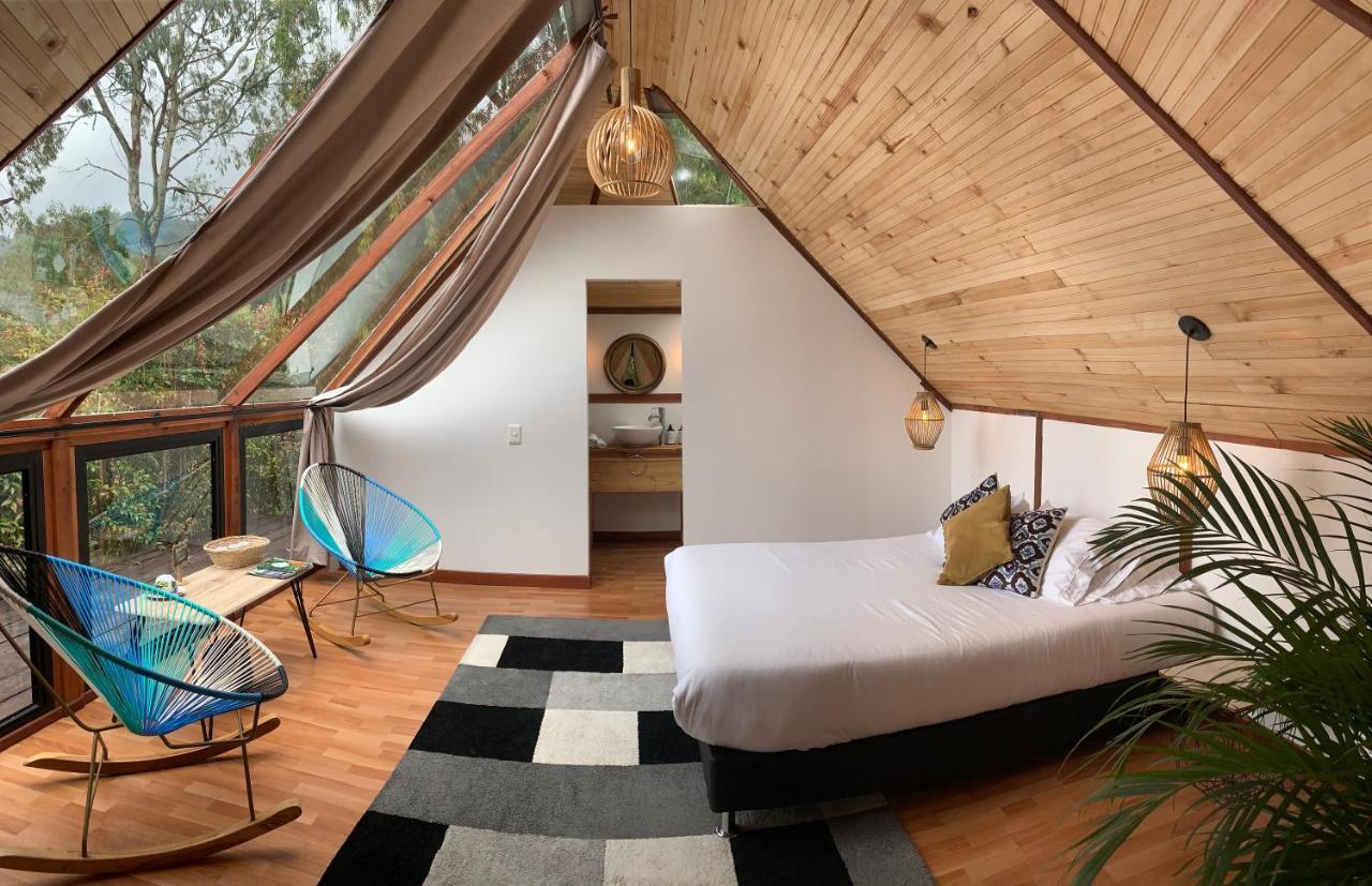 살렌토 Glamping Lumbre 빌라 외부 사진