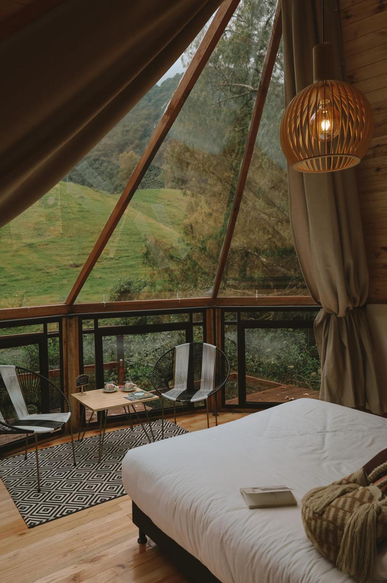 살렌토 Glamping Lumbre 빌라 외부 사진