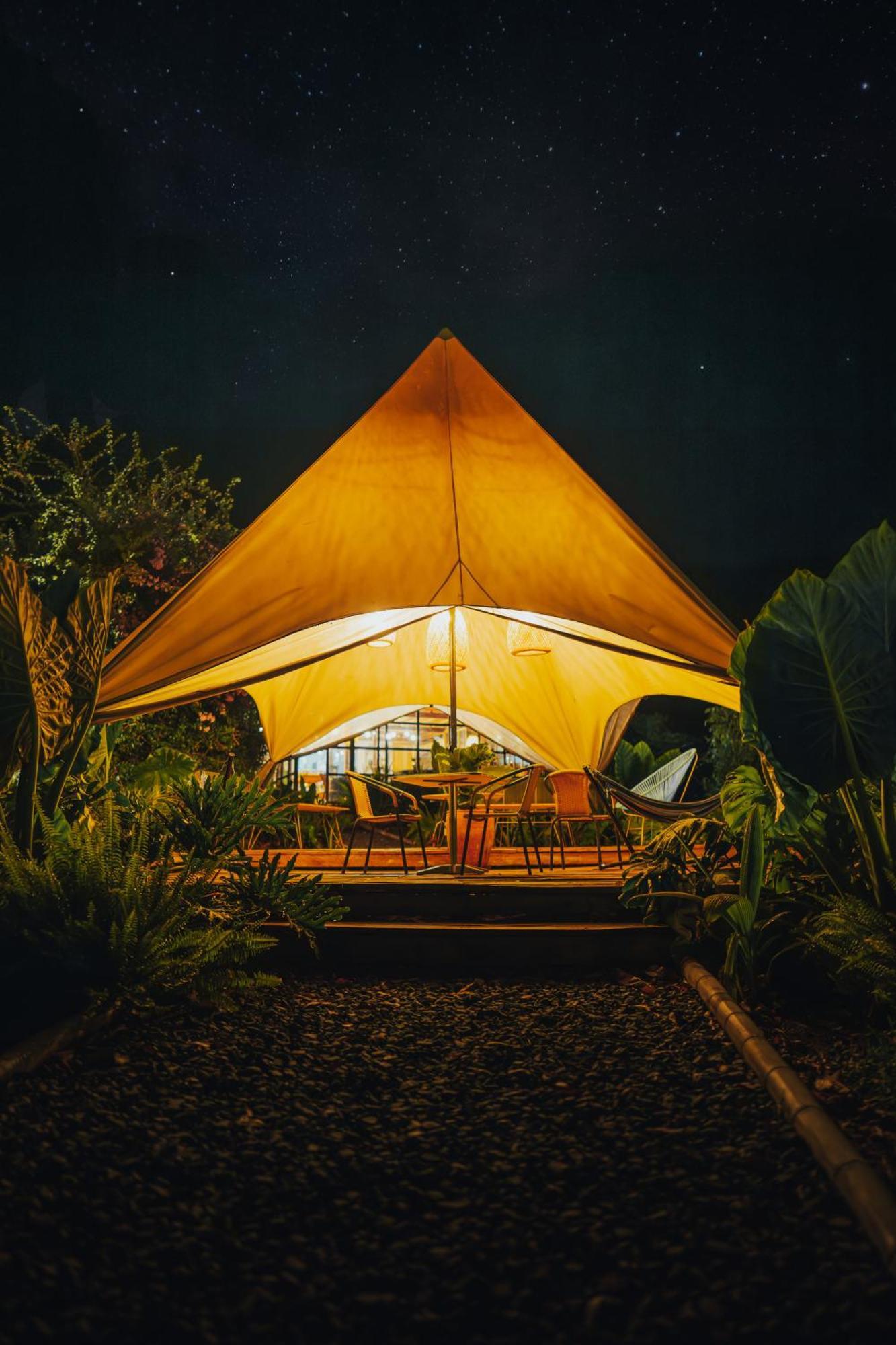 살렌토 Glamping Lumbre 빌라 외부 사진