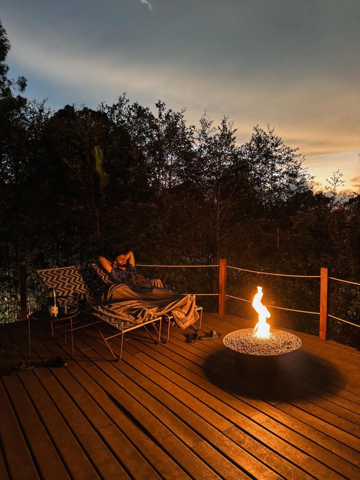 살렌토 Glamping Lumbre 빌라 외부 사진