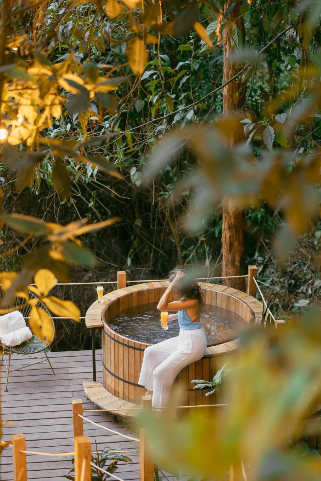 살렌토 Glamping Lumbre 빌라 외부 사진