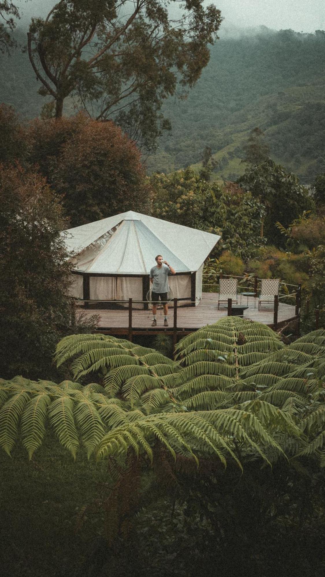 살렌토 Glamping Lumbre 빌라 외부 사진
