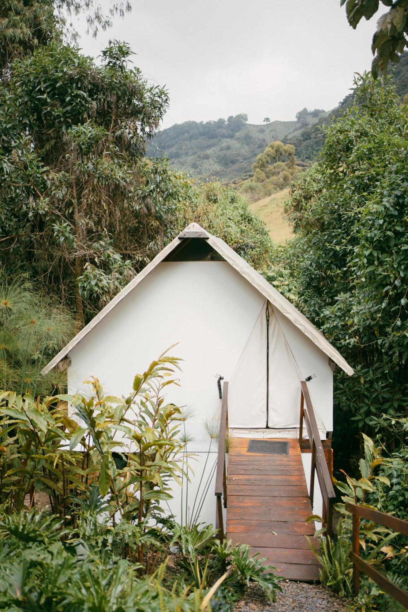 살렌토 Glamping Lumbre 빌라 외부 사진