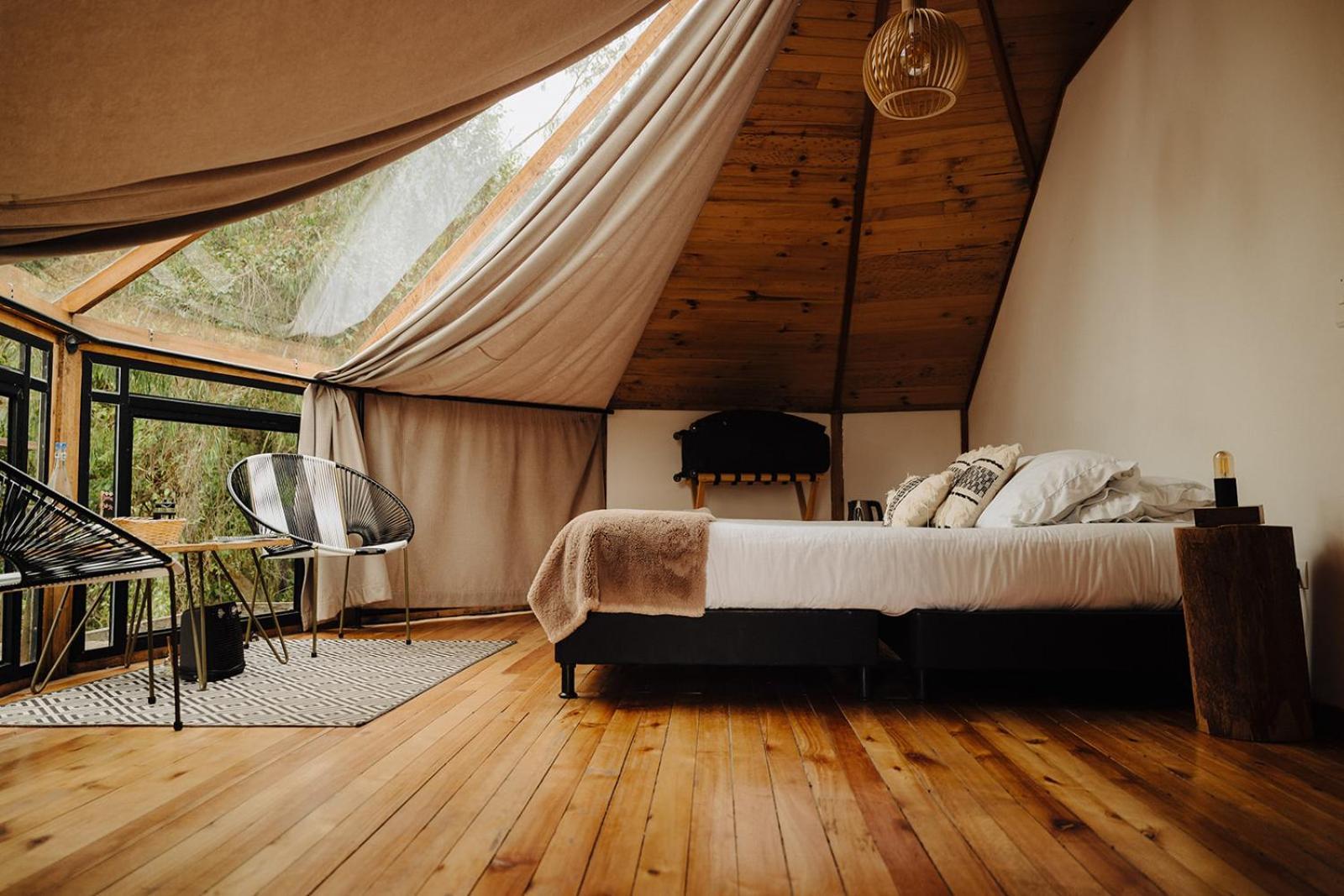살렌토 Glamping Lumbre 빌라 외부 사진
