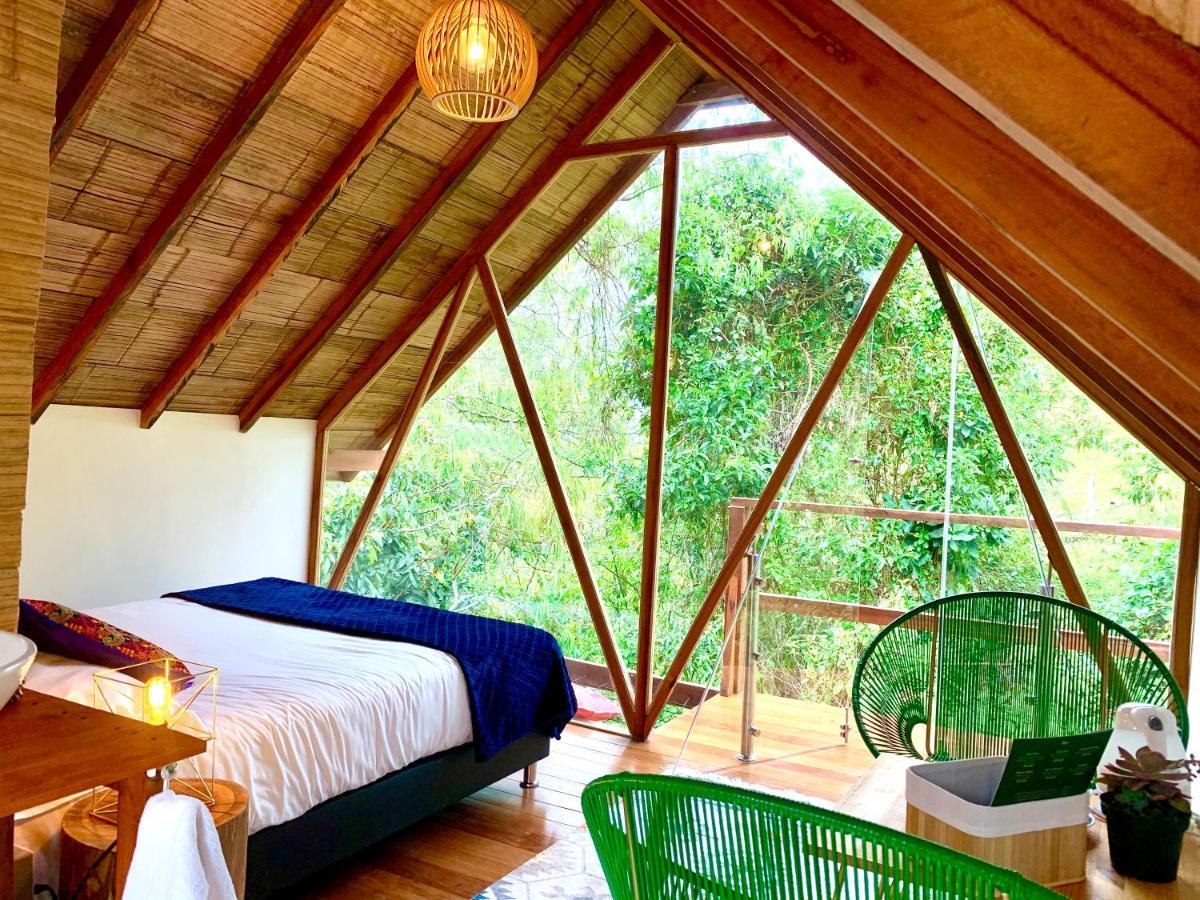 살렌토 Glamping Lumbre 빌라 외부 사진