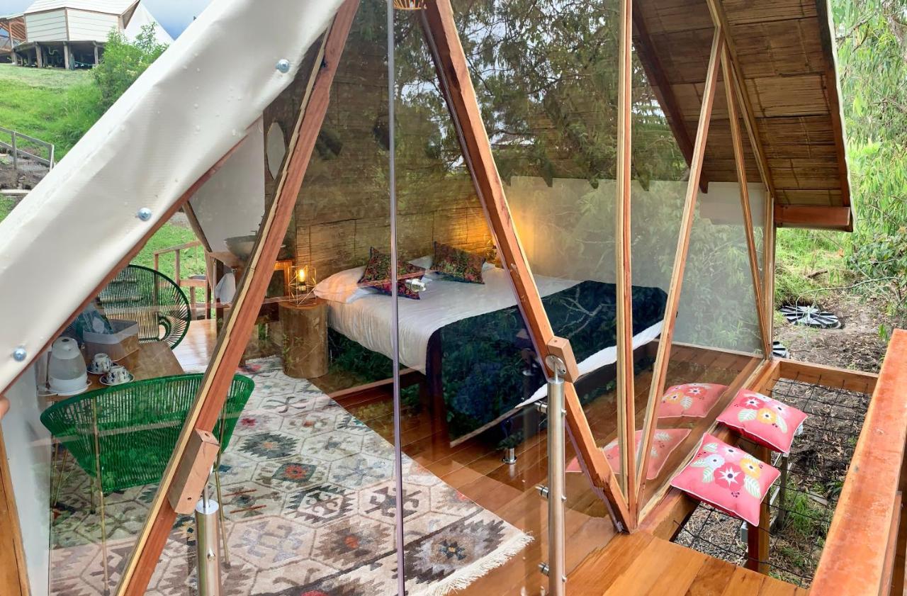 살렌토 Glamping Lumbre 빌라 외부 사진